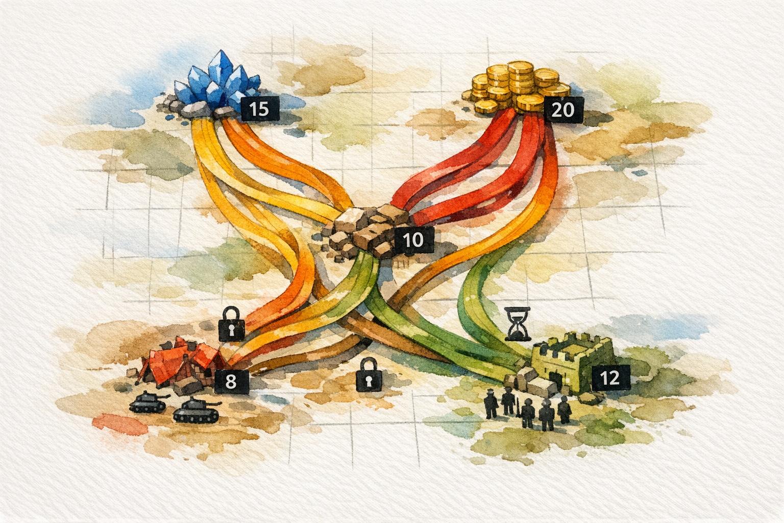 Dynamic Resource Allocation in Strategy Games