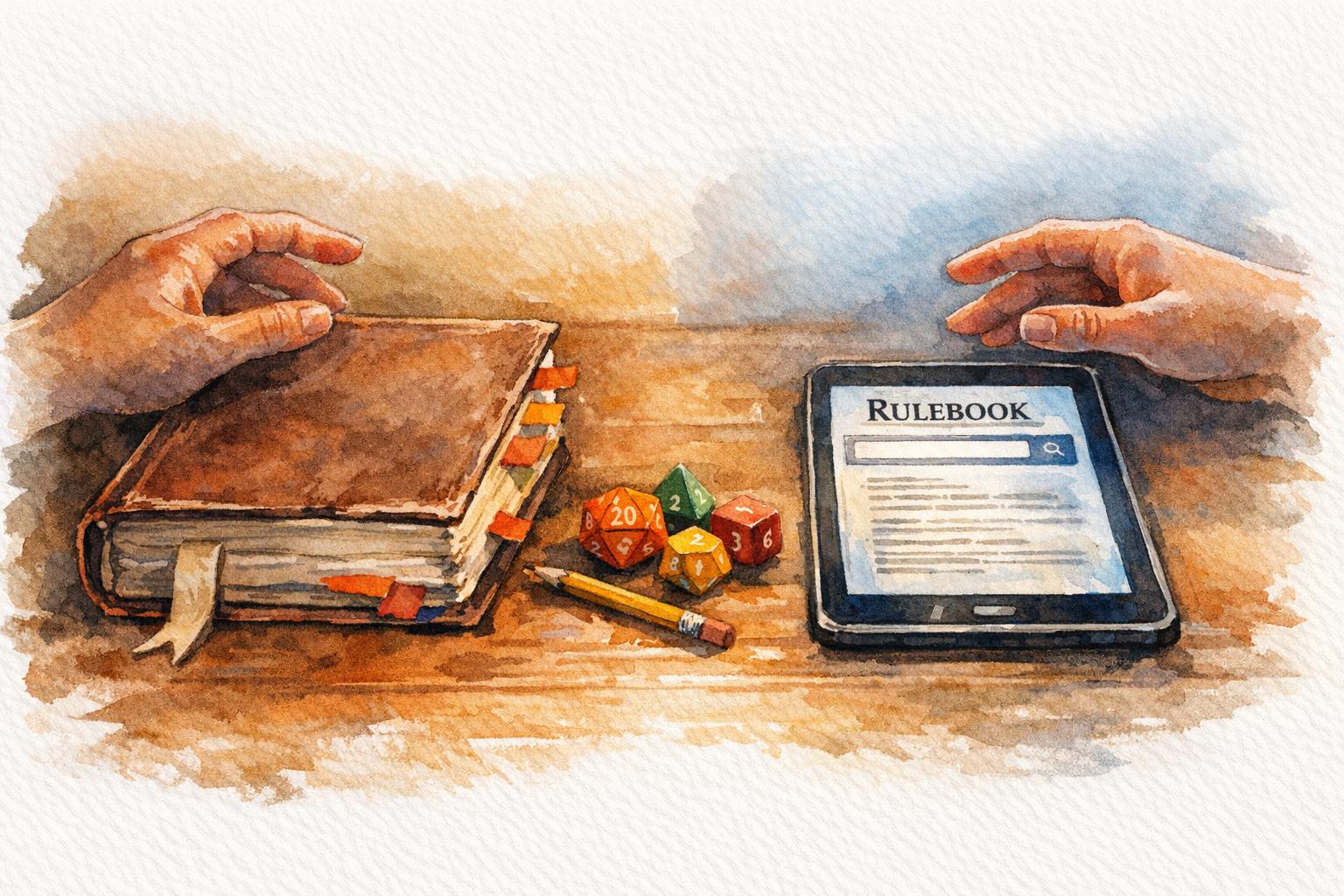 Printable vs. Digital Rulebooks: Key Differences